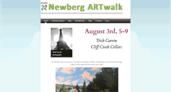 Desktop Screenshot of newbergartwalk.com